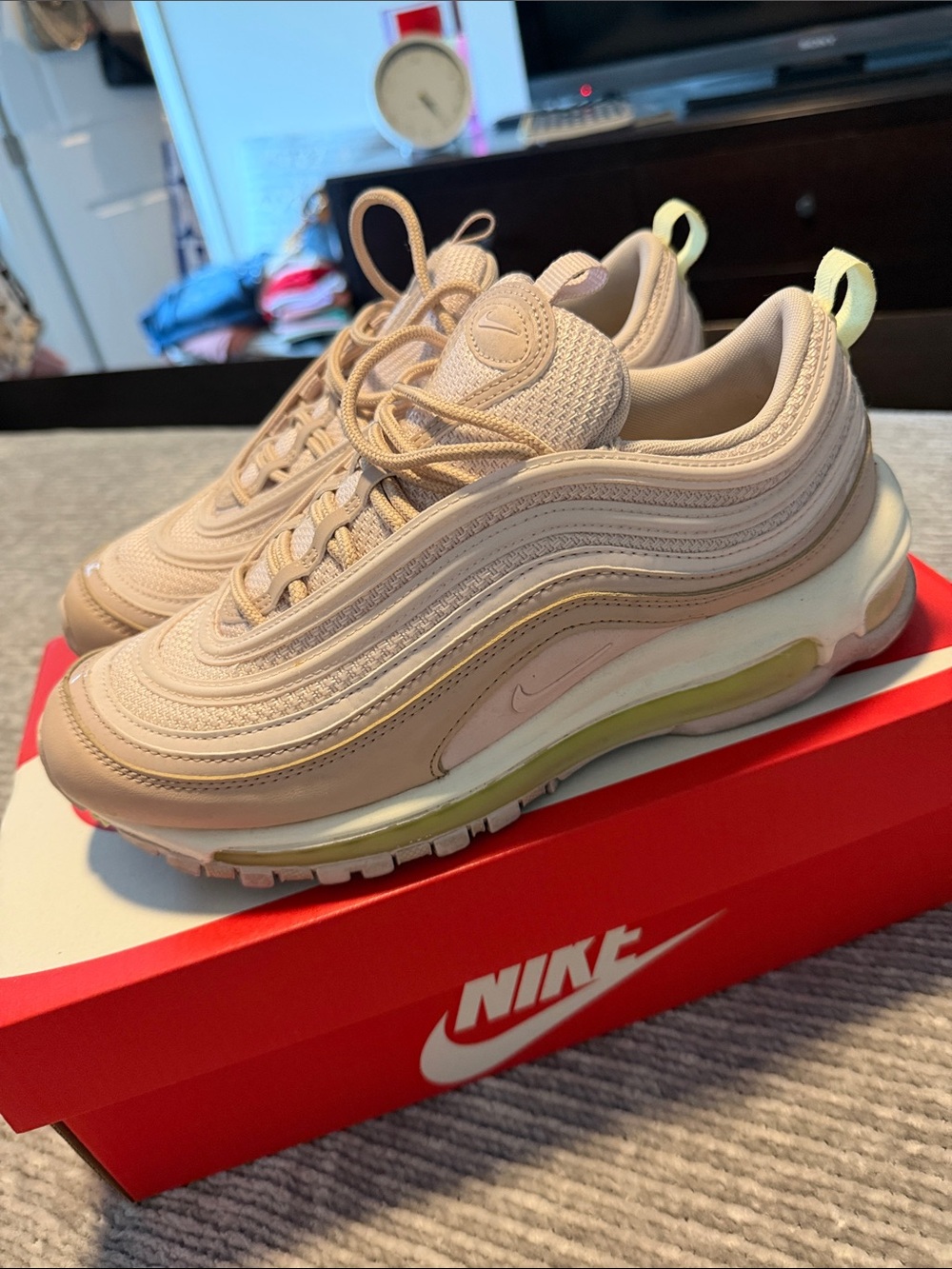 Nike Women’s Air Max 97 in Blush Pink and Cream